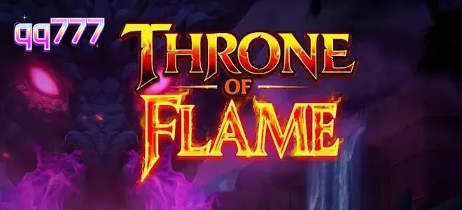 Thrown of Flame স্লট গেমের ড্রাগন এবং আগুনের থিমযুক্ত ইন্টারফেস